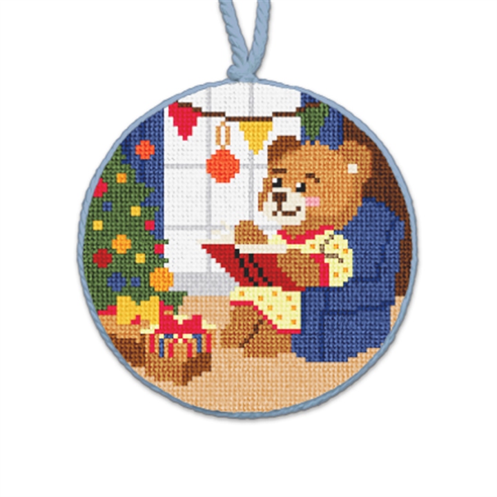 Mama Bear's Tree Needlepoint Ornament 