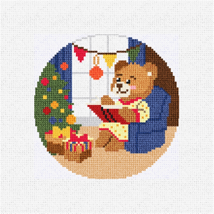 Mama Bear's Tree Needlepoint Ornament Kit
