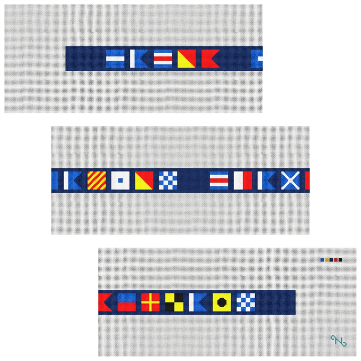 Maritime Signal Flag Belt Kit Stitched Preview