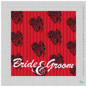 Marthas Personalized Ring Bearer PIllow Kit Stitched Preview