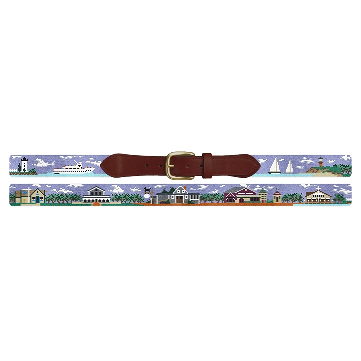 Martha's Vineyard Needlepoint Belt 