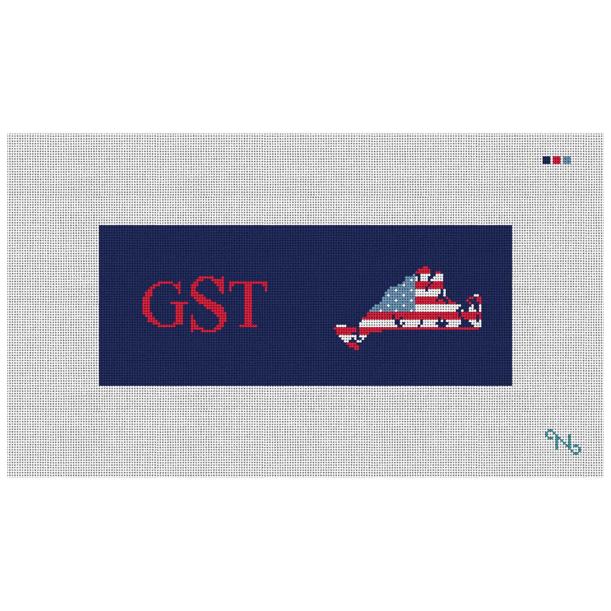 Martha's Vineyard Needlepoint Wallet Kit