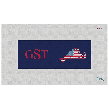 Martha's Vineyard Needlepoint Wallet Kit