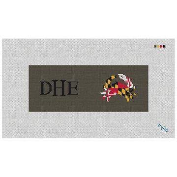 Maryland Crab Flag Needlepoint Wallet Kit