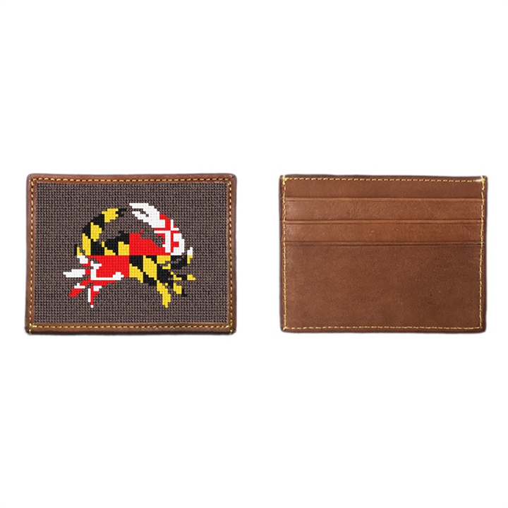 Maryland Flag Needlepoint Card Wallet