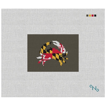 Maryland Flag Needlepoint Card Wallet Kit