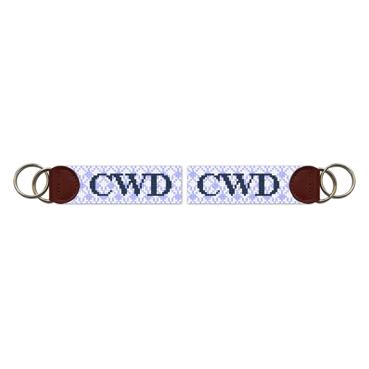 Matelasse Needlepoint Key Fob