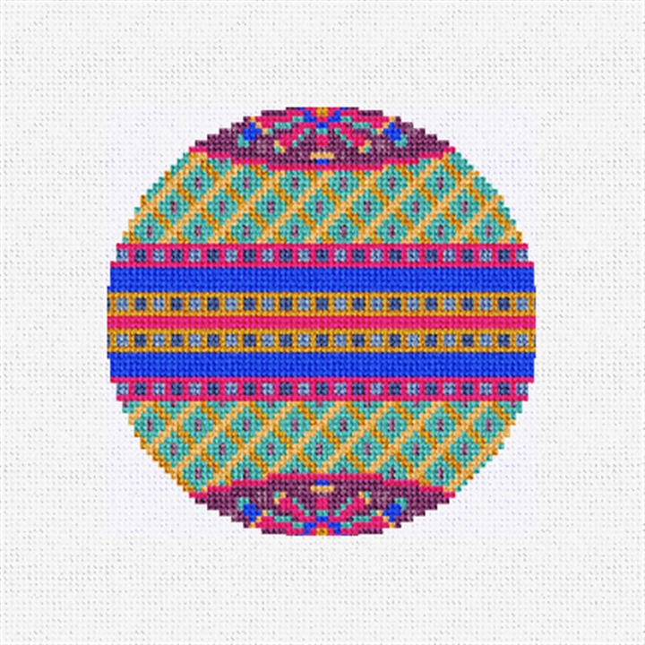 Merry and Joy Needlepoint Ornament Kit