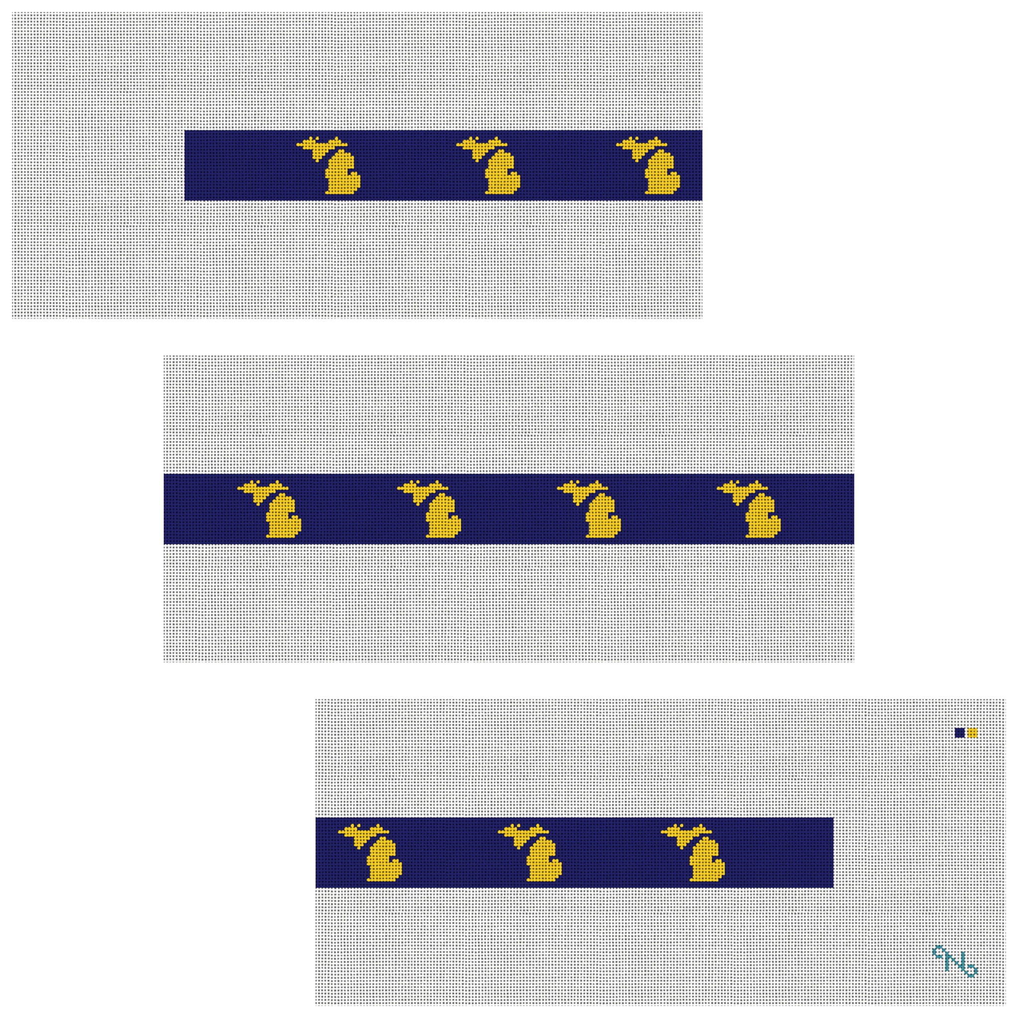 Michigan State Needlepoint Belt Kit