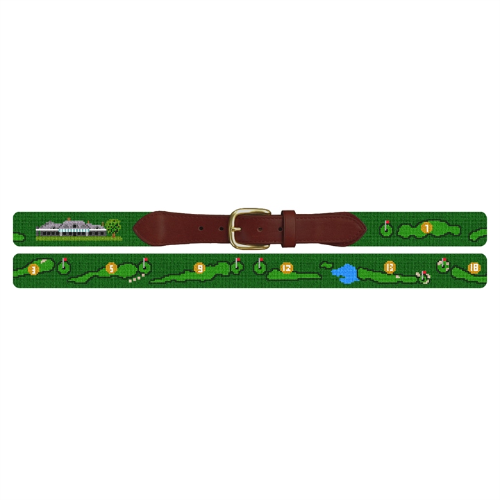 Misquamicut Golf Course Needlepoint Belt