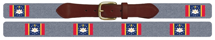 Mississippi Flag Needlepoint Belt