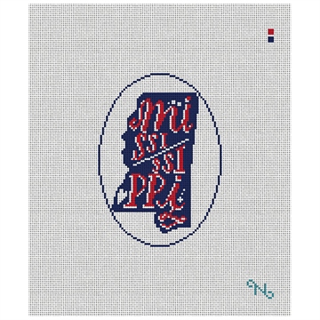 Mississippi Needlepoint Ornament Kit