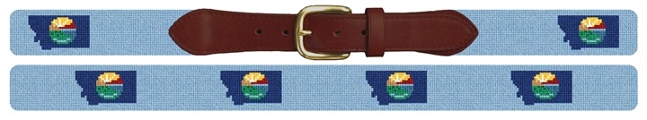 Montana State Needlepoint Belt