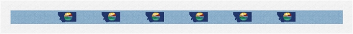 Montana State Needlepoint Belt Kit