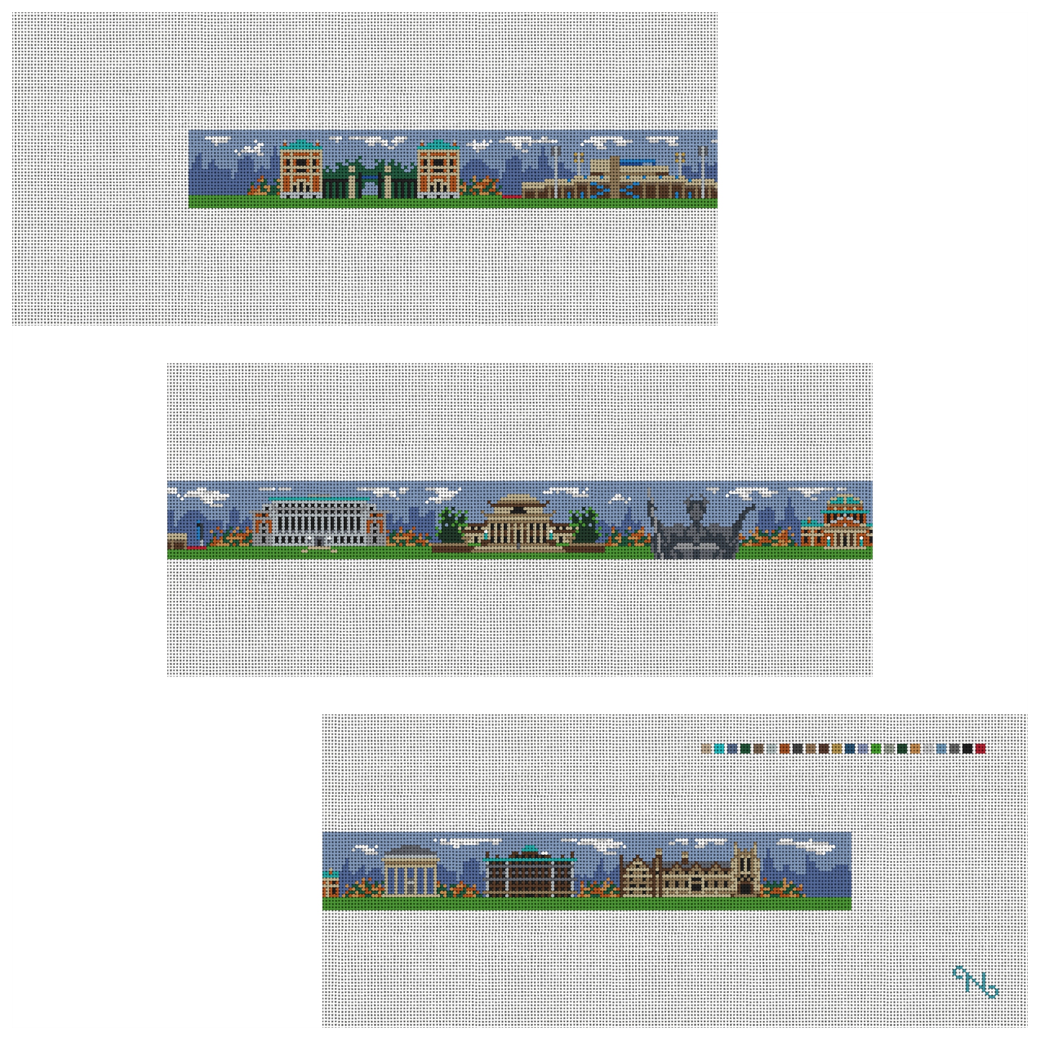 Morningside Heights Needlepoint Belt Kit
