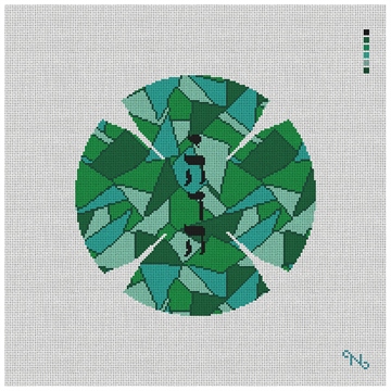 Mosaic Yarmulke Needlepoint Kit
