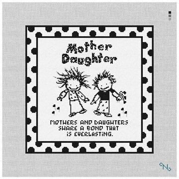 Mothers and Daughters Kit Stitched Preview