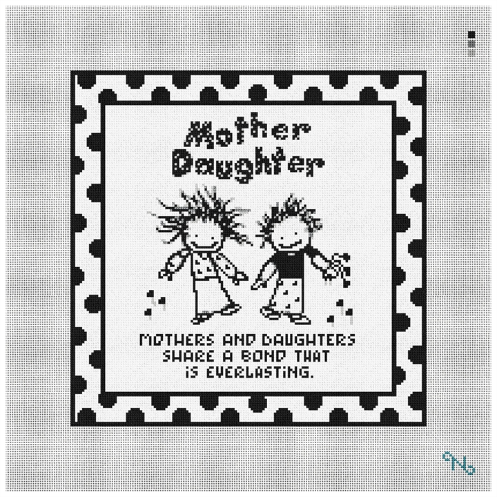 Mothers and Daughters Kit Stitched Preview