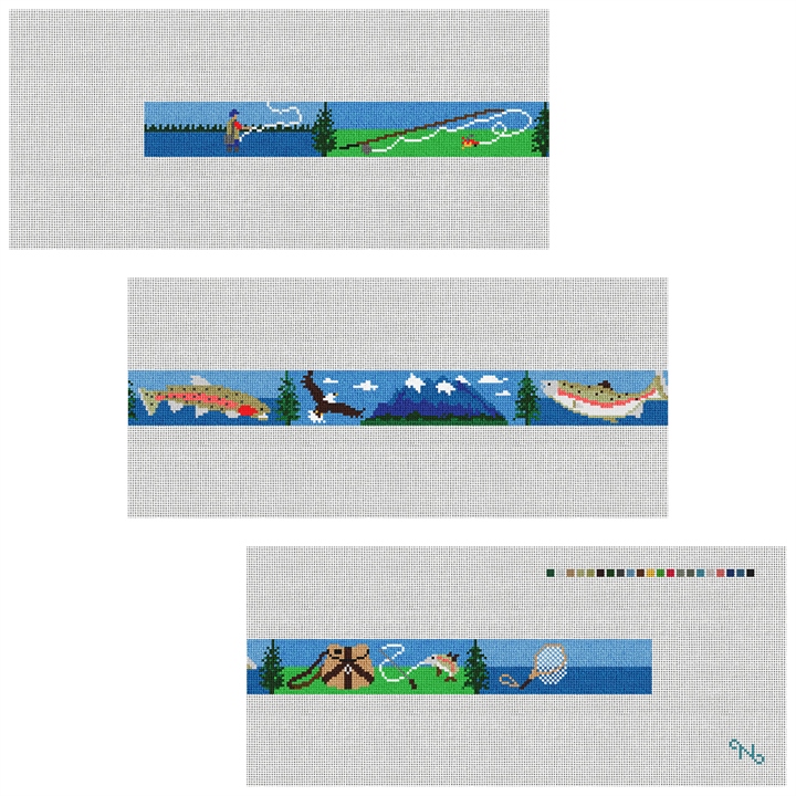 Mountain Stream Fly Fishing Belt Kit Stitched Preview