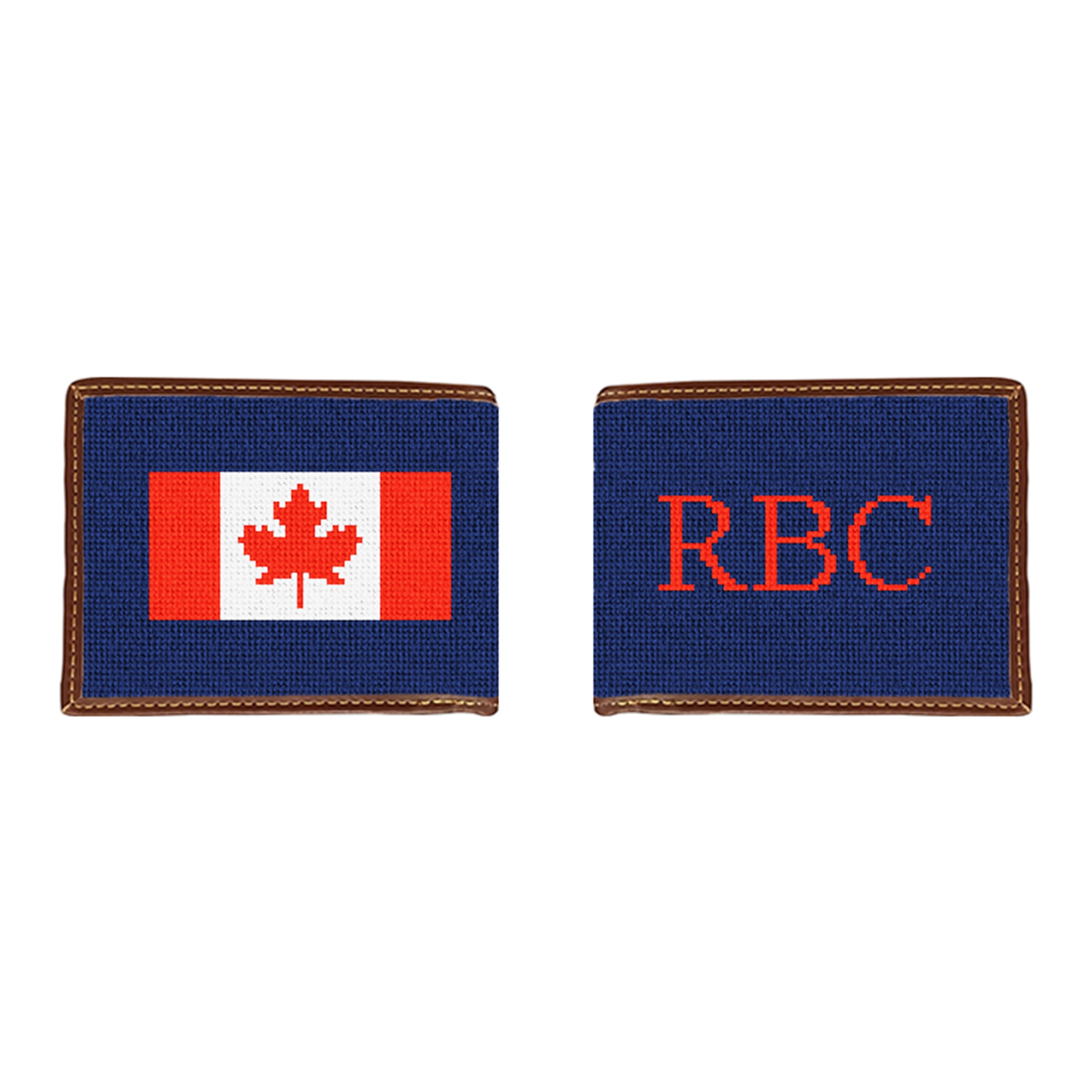 My Favorite Flag Needlepoint Wallet