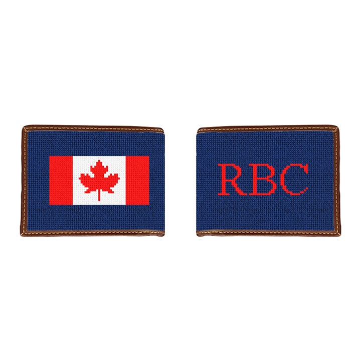 My Favorite Flag Needlepoint Wallet