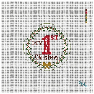 My First Christmas Needlepoint Ornament Kit