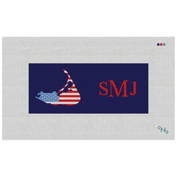 Nantucket Needlepoint Flask Kit