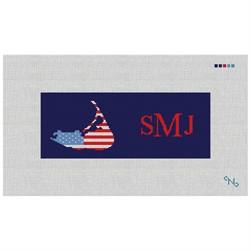 Nantucket Needlepoint Wallet Kit