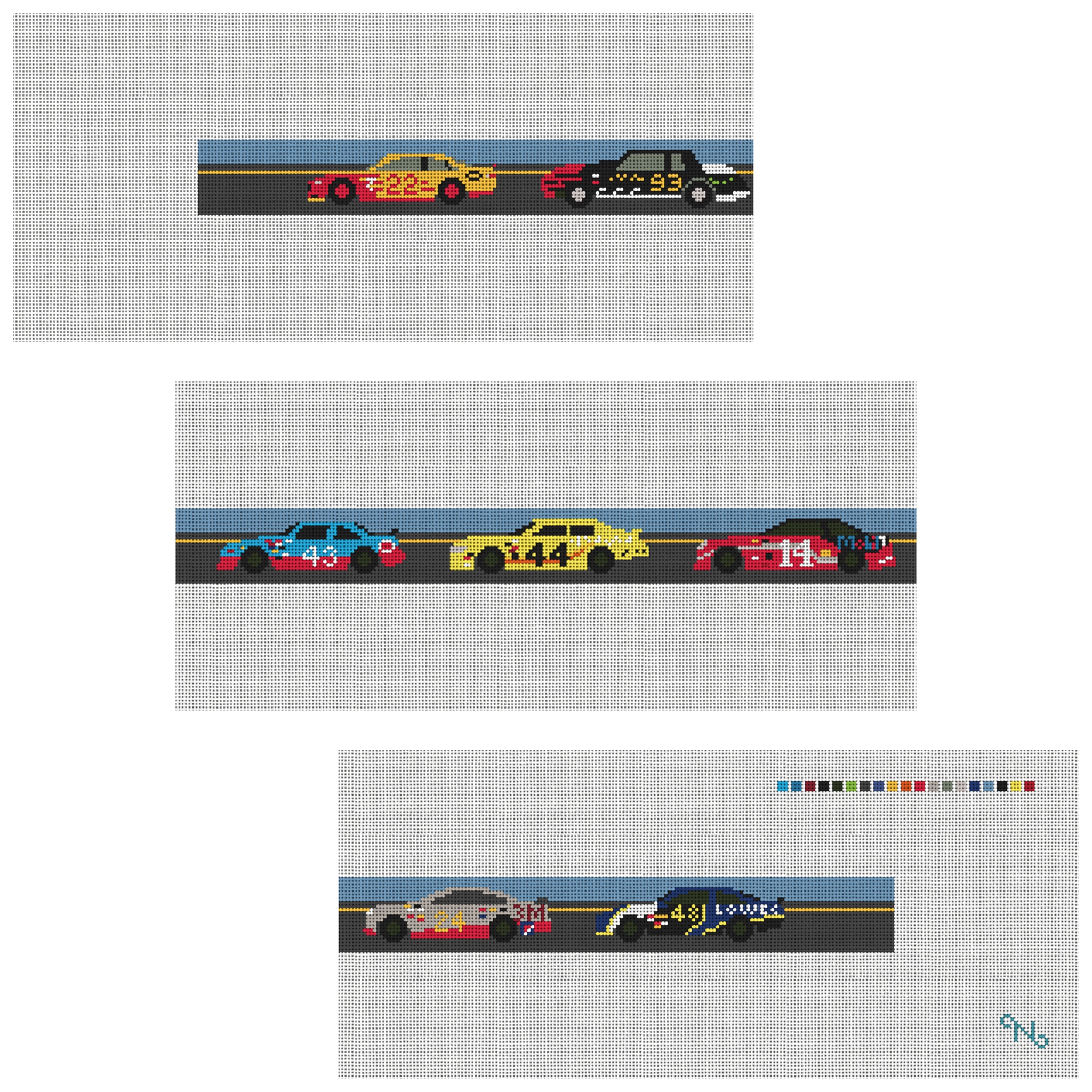 Nascar Belt Needlepoint Kit