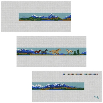 Natural Landscape Needlepoint Belt Kit