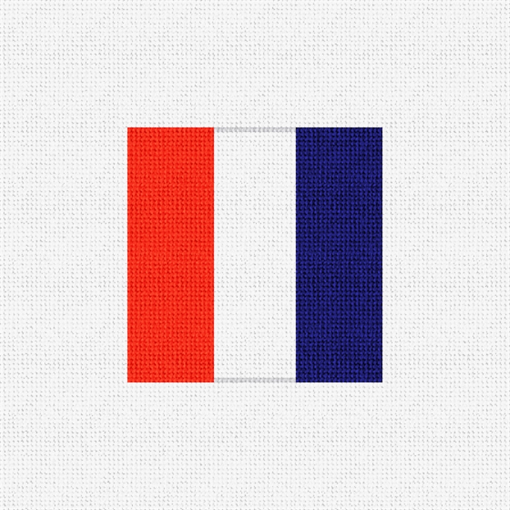 Nautical Flag Needlepoint Coaster Ornament Kit