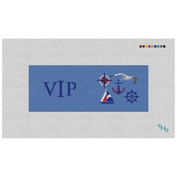 Nautical Needlepoint Wallet Kit