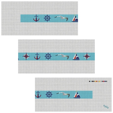 Nautical Sailing Needlepoint Belt Kit