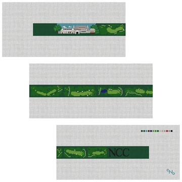Navesink Golf Course Needlepoint Belt Kit