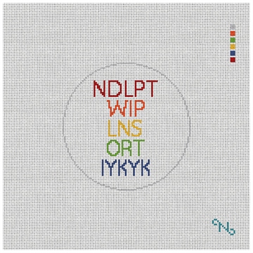 Needlepoint Acronyms Needlepoint Ornament Kit