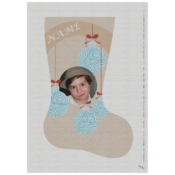 Needlepoint Photo Ornaments Stocking Kit