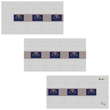 Nevada Flag Needlepoint Belt Kit