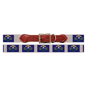 Nevada Flag Needlepoint Dog Collar