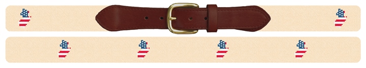 New Jersey State Needlepoint Belt