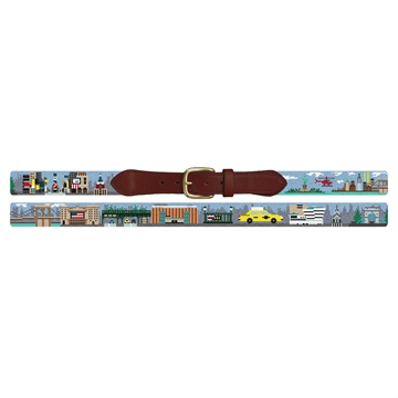 New York City Needlepoint Belt