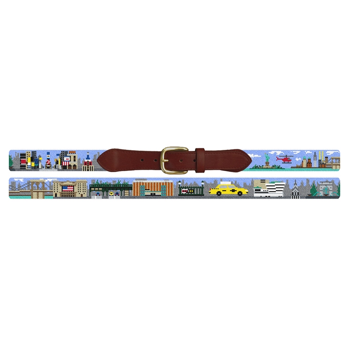 New York City Needlepoint Belt
