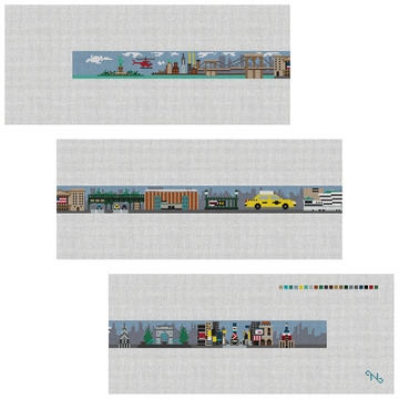 New York City Needlepoint Belt Kit