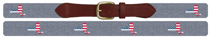 New York State Needlepoint Belt