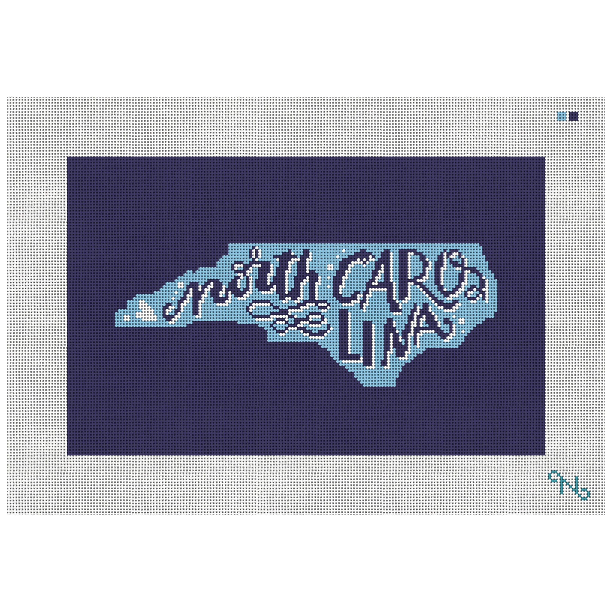 North Carolina Needlepoint Pillow Kit