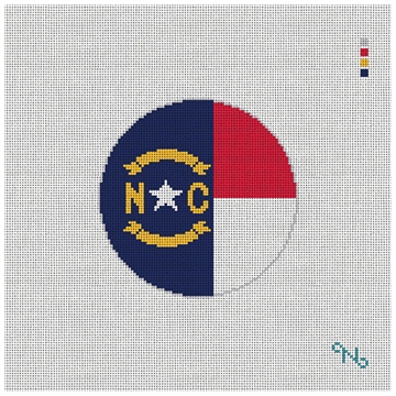 North Carolina State Flag Needlepoint Ornament Kit
