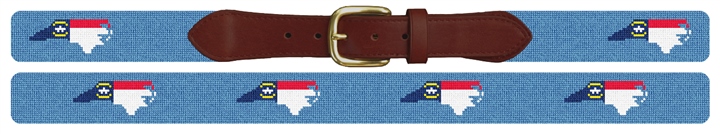 North Carolina State Needlepoint Belt