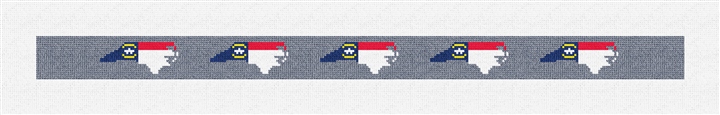North Carolina State Needlepoint Dog Collar Kit
