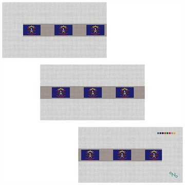 North Dakota Flag Needlepoint Belt Kit