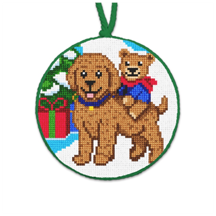 North Pole Pals Needlepoint Ornament