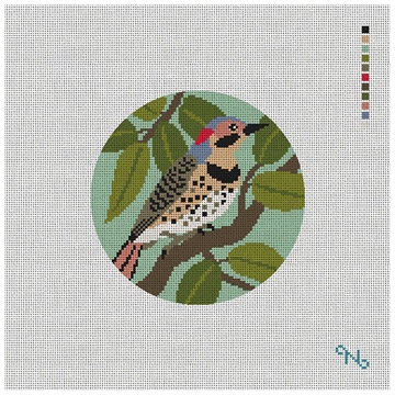Northern Flicker Needlepoint Ornament Kit